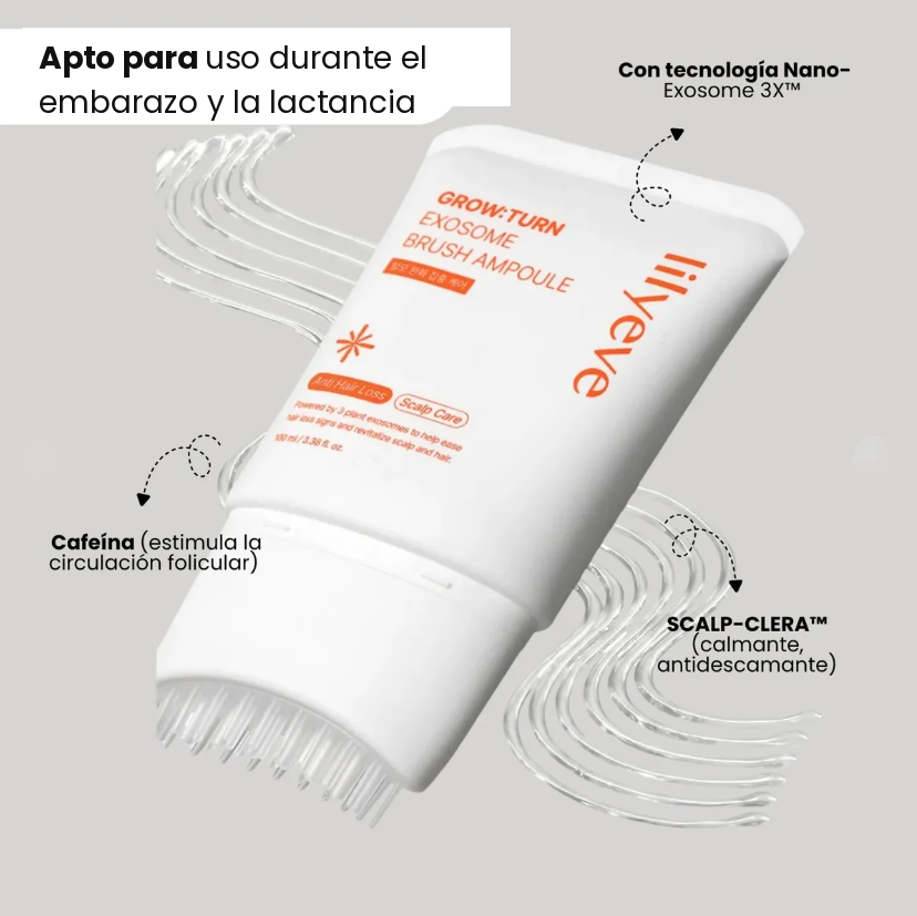 Serum Growturn con Exosomas para el Cuero Cabelludo – Tratamiento Anti Caída y Crecimiento